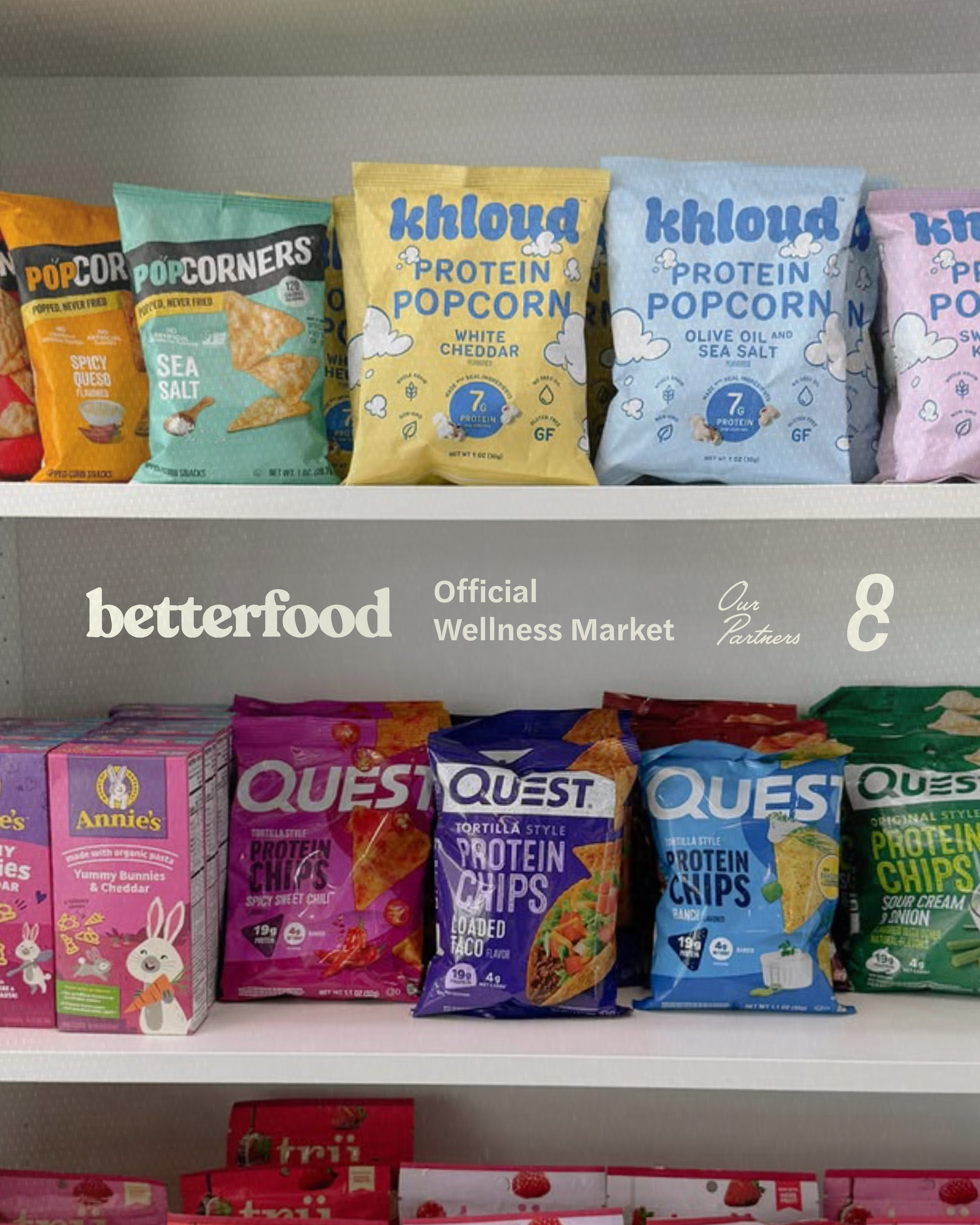 Healthy snacks at Better Food Market, THE 88 official wellness market